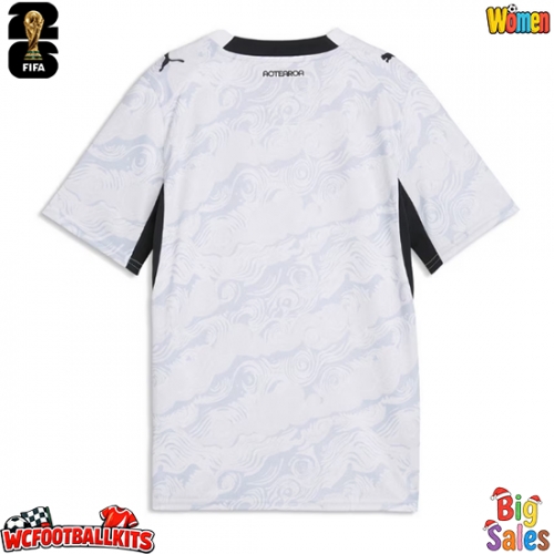 New Zealand Replica Away Stadium Shirt for Women World Cup 2026 Short Sleeve